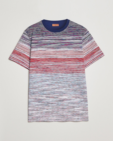 Herr | Kläder | Missoni | Space Dye T-Shirt Violet/Light Blue