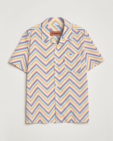 Herr | Luxury Brands | Missoni | Zig Zag Short Sleeve Shirt Multicolor
