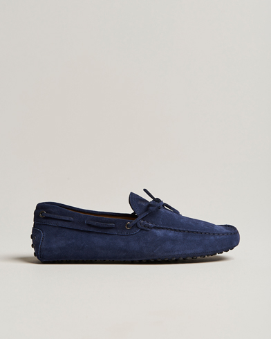 Herr | Bilskor | Tod's | Laccetto Gommino Carshoe Navy Suede