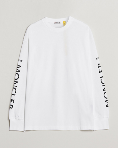 Herr | Långärmade t-shirts | Moncler Genius | 4 Moncler Hyke Long Sleeve T-Shirt White