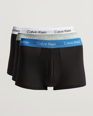 Herr | Kalsonger | Calvin Klein | Cotton Stretch Trunk 3-Pack Black