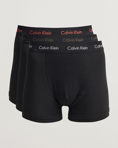 Herr |  | Calvin Klein | Cotton Stretch Trunk 3-Pack Black