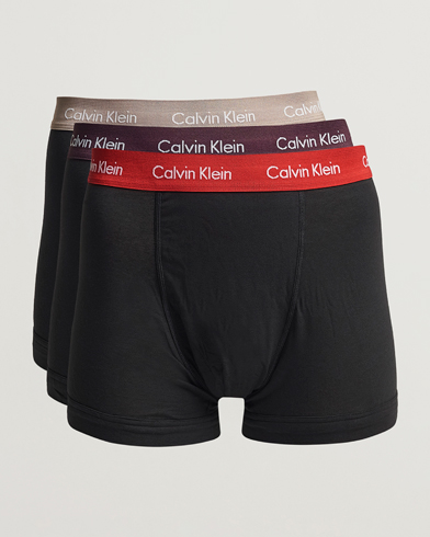 Herr | Underkläder | Calvin Klein | Cotton Stretch Trunk 3-Pack Black