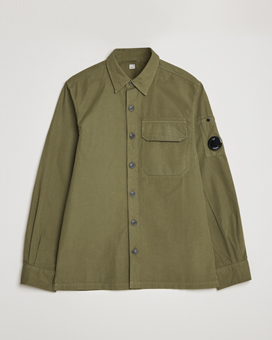 Herr | Overshirts | C.P. Company | Cotton Rip Stop Overshirt Green
