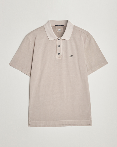 Herr |  | C.P. Company | Old Dyed Cotton Jersey Polo Grey
