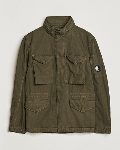 Herr | Samtida jackor | C.P. Company | 50 Fili GUM Cotton Field Jacket Olive