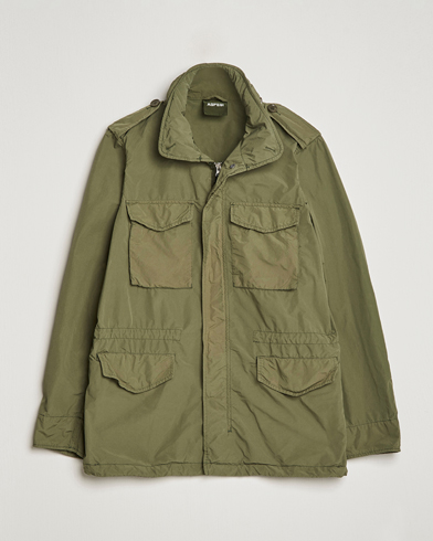Herr |  | Aspesi | Giubotto Garment Dyed Field Jacket Army Green