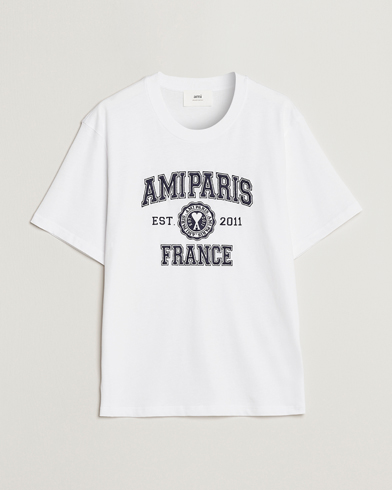 Herr |  | AMI | Paris College T-Shirt White