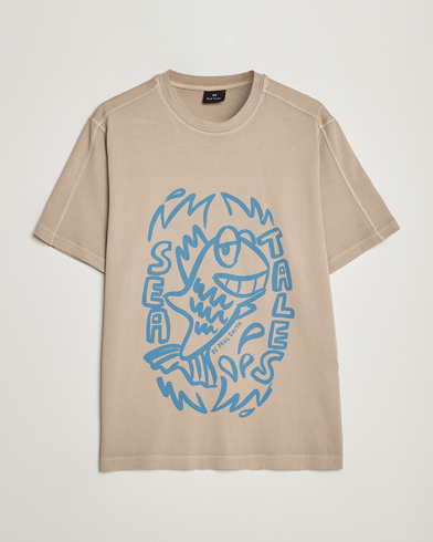 Herr | T-Shirts | PS Paul Smith | Organic Cotton Sea Tales T-Shirt Grey