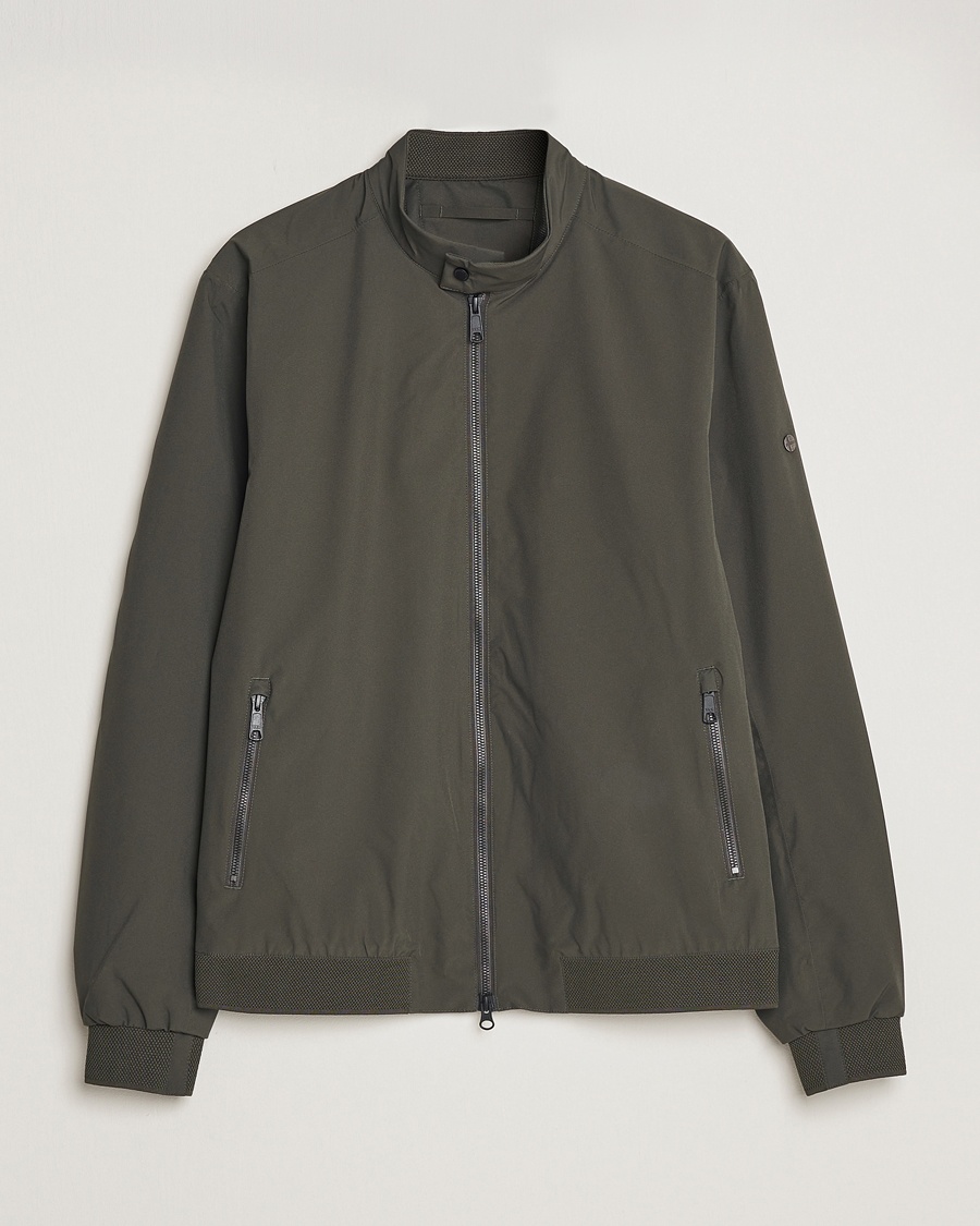 Scandinavian Edition Plain Waterproof Jacket Dark Olive – Grön