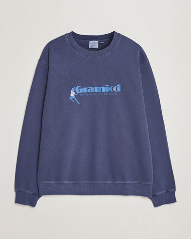 Herr | Gramicci | Gramicci | Dancing Man Sweatshirt Navy Pigment