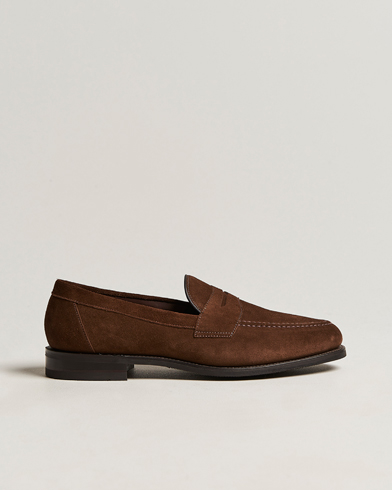 Herr | Loafers | Loake 1880 | Grant Shadow Sole Brown Suede