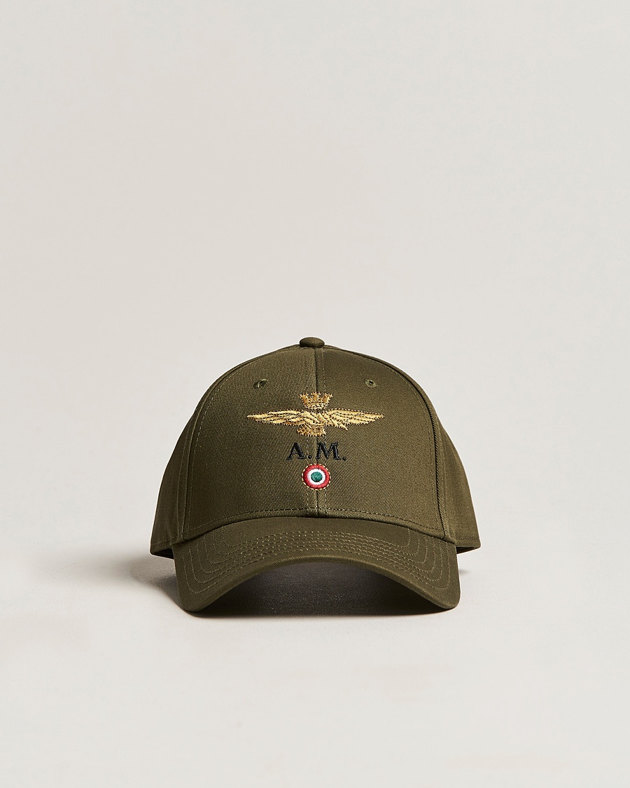 Herr | | Aeronautica Militare | Cotton Baseball Cap Green