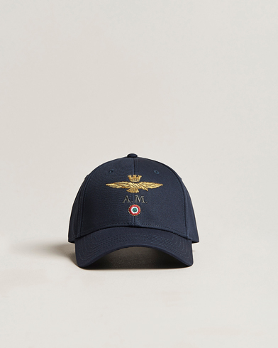 Herr |  | Aeronautica Militare | Cotton Baseball Cap Navy Blue