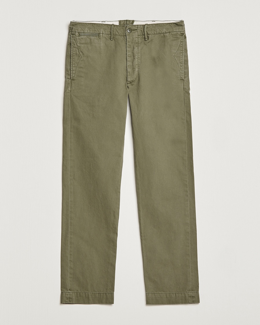 Herr | RRL | RRL | Officers Flat Pants Olive