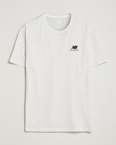 Herr | New Balance | New Balance | Cotton T-Shirt Sea Salt Heather