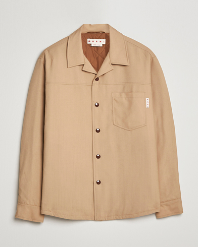 Herr | Marni | Marni | Virgin Wool Shirt Jacket Dijon