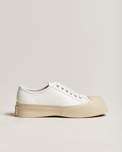 Herr |  | Marni | Pablo Lace Up Sneakers Lily White
