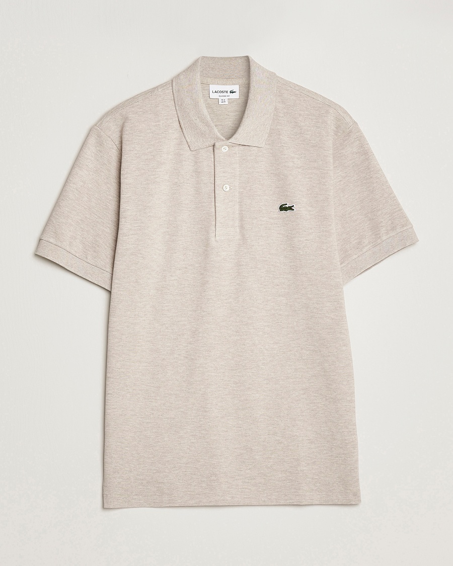 Herr | | Lacoste | Original Melange Polo Piké Heather Wicker