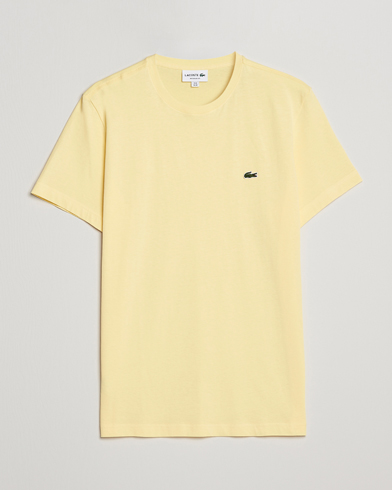 Herr | T-Shirts | Lacoste | Crew Neck Tee Yellow