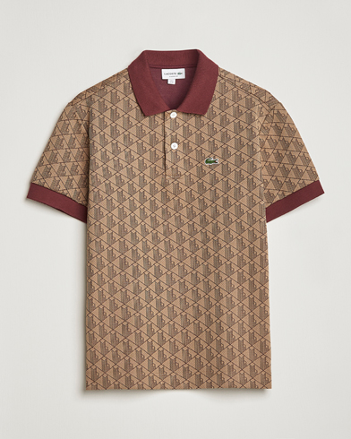 Herr |  | Lacoste | Classic Fit Monogram Polo Viennese/Expresso