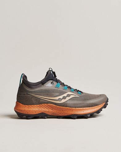 Herr | Hikingskor | Saucony | Peregrine 13 ST Trail Sneaker Umber/Basalt