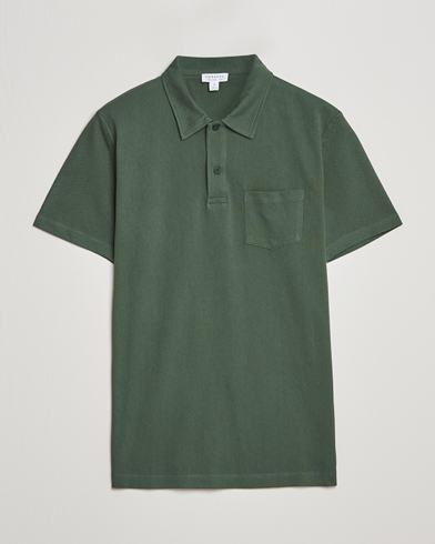 Herr | Senast inkommet | Sunspel | Riviera Polo Shirt Dark Green