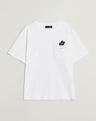 Herr |  | Lardini | Fiore Tasca Printet Logo T-Shirt White