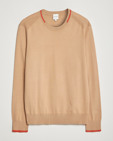 Herr |  | Paul Smith | Organic Cotton Knitted Sweater Light Beige