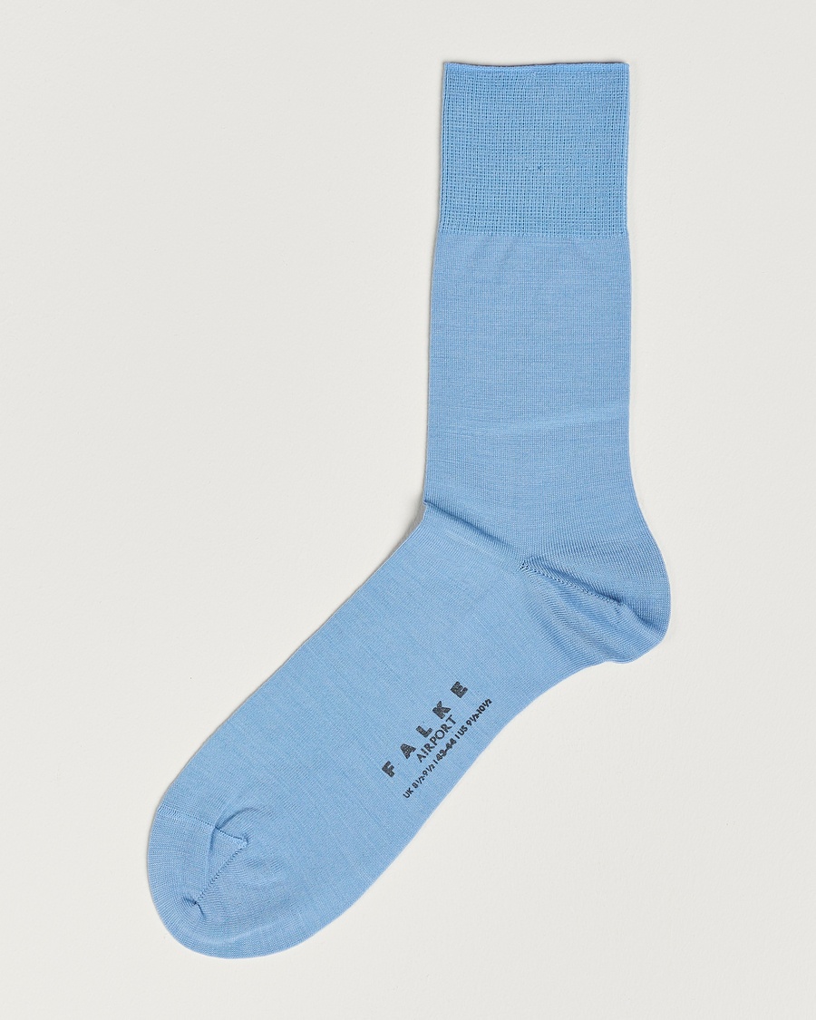 Herr | Strumpor | Falke | Airport Socks Cornflower Blue