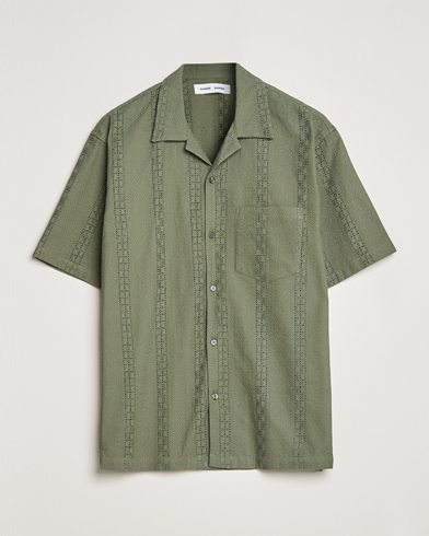 Herr | Kortärmade skjortor | Samsøe & Samsøe | Emerson Cotton Short Sleeve Shirt Beetle