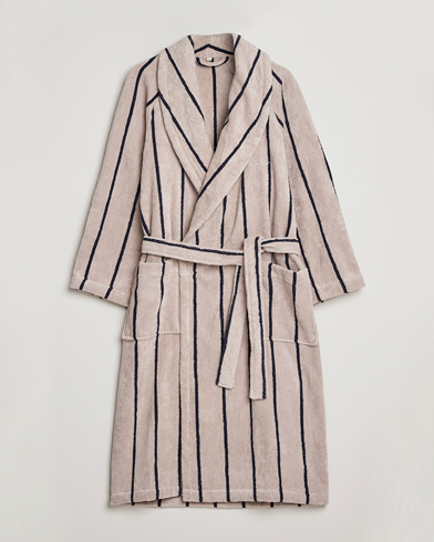 Herr | Pyjamas & Morgonrockar | GANT | Striped Robe Putty