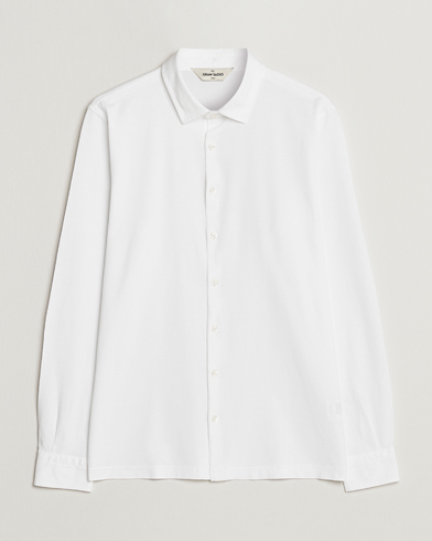 Herr | Gran Sasso | Gran Sasso | Washed Cotton Jersey Shirt White