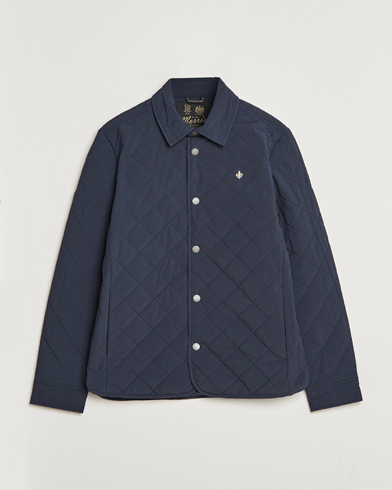 Herr | Quiltade jackor | Morris | Dunham Quilted Jacket Old blue