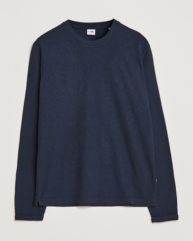Herr | Pullover rundhals | NN07 | Clive Knitted Sweater Navy Blue