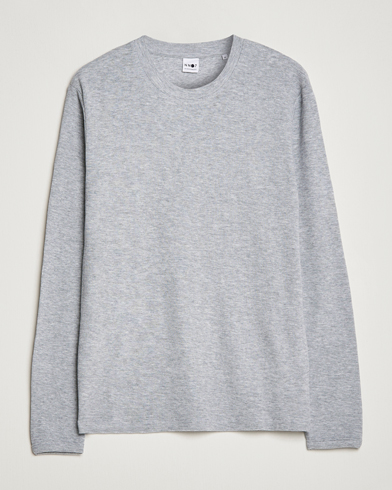 Herr | NN07 | NN07 | Clive Knitted Sweater Light Grey Melange
