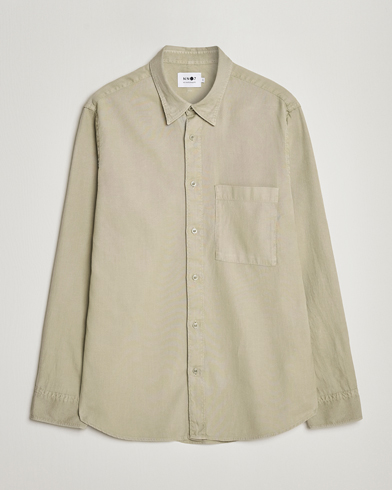 Herr | Manchesterskjortor | NN07 | Cohen Summer Cord Shirt Pale Green