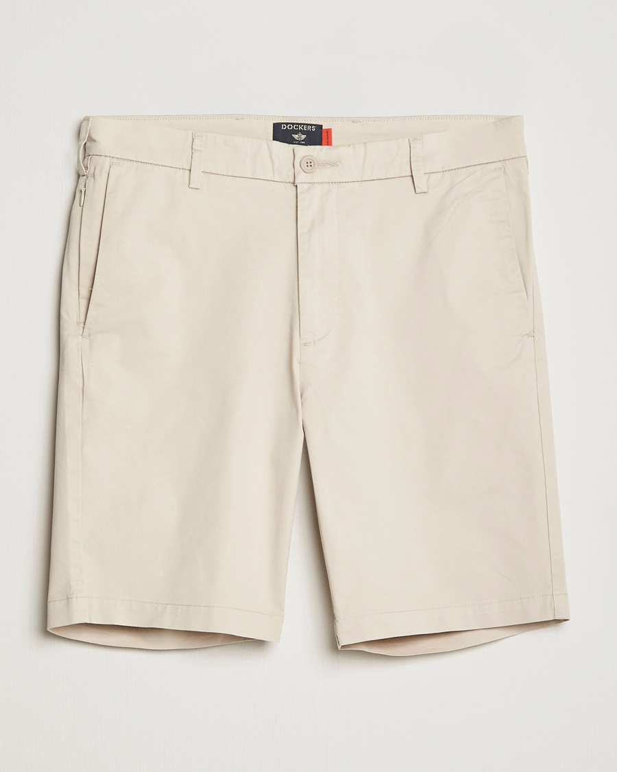  Cotton Stretch Twill Chino Shorts Sahara Khaki