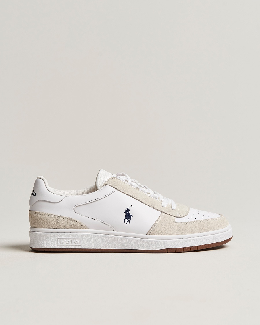  CRT Leather/Suede Sneaker White/Beige