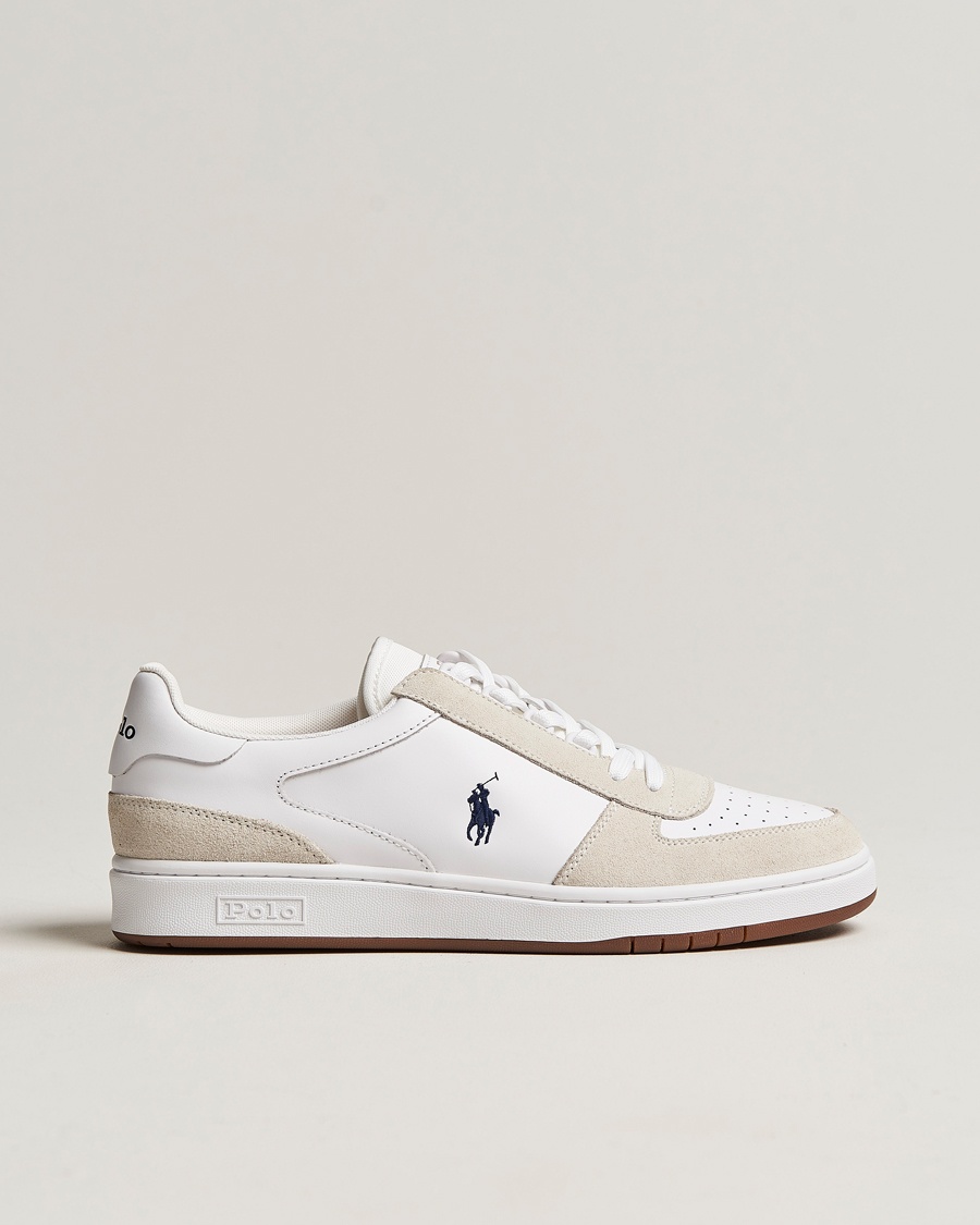 Herr | World of Ralph Lauren | Polo Ralph Lauren | CRT Leather/Suede Sneaker White/Navy