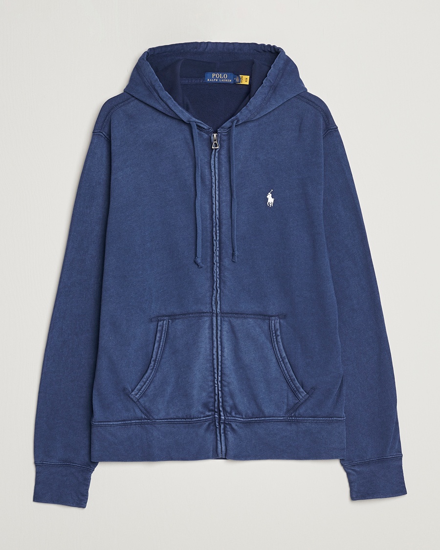  Spa Terry Full Zip Hoodie Newport Navy