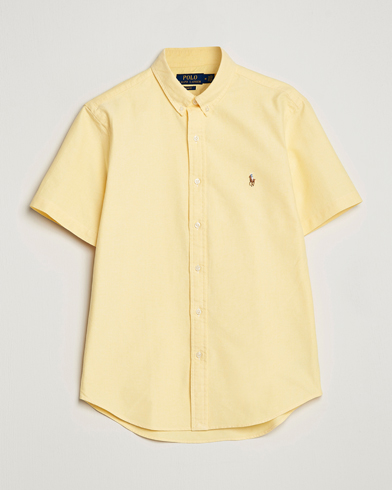 Herr | Kortärmade skjortor | Polo Ralph Lauren | Slim Fit Oxford Short Sleeve Shirt Yellow