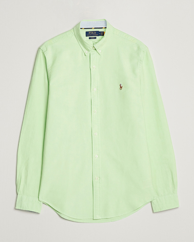 Herr |  | Polo Ralph Lauren | Slim Fit Oxford Button Down Shirt Oasis Green