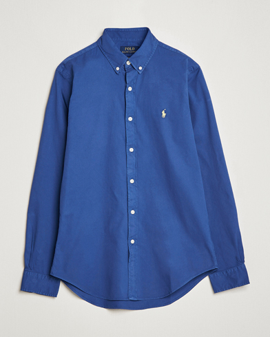 Herr |  | Polo Ralph Lauren | Slim Fit Brushed Twill Shirt Royal Navy