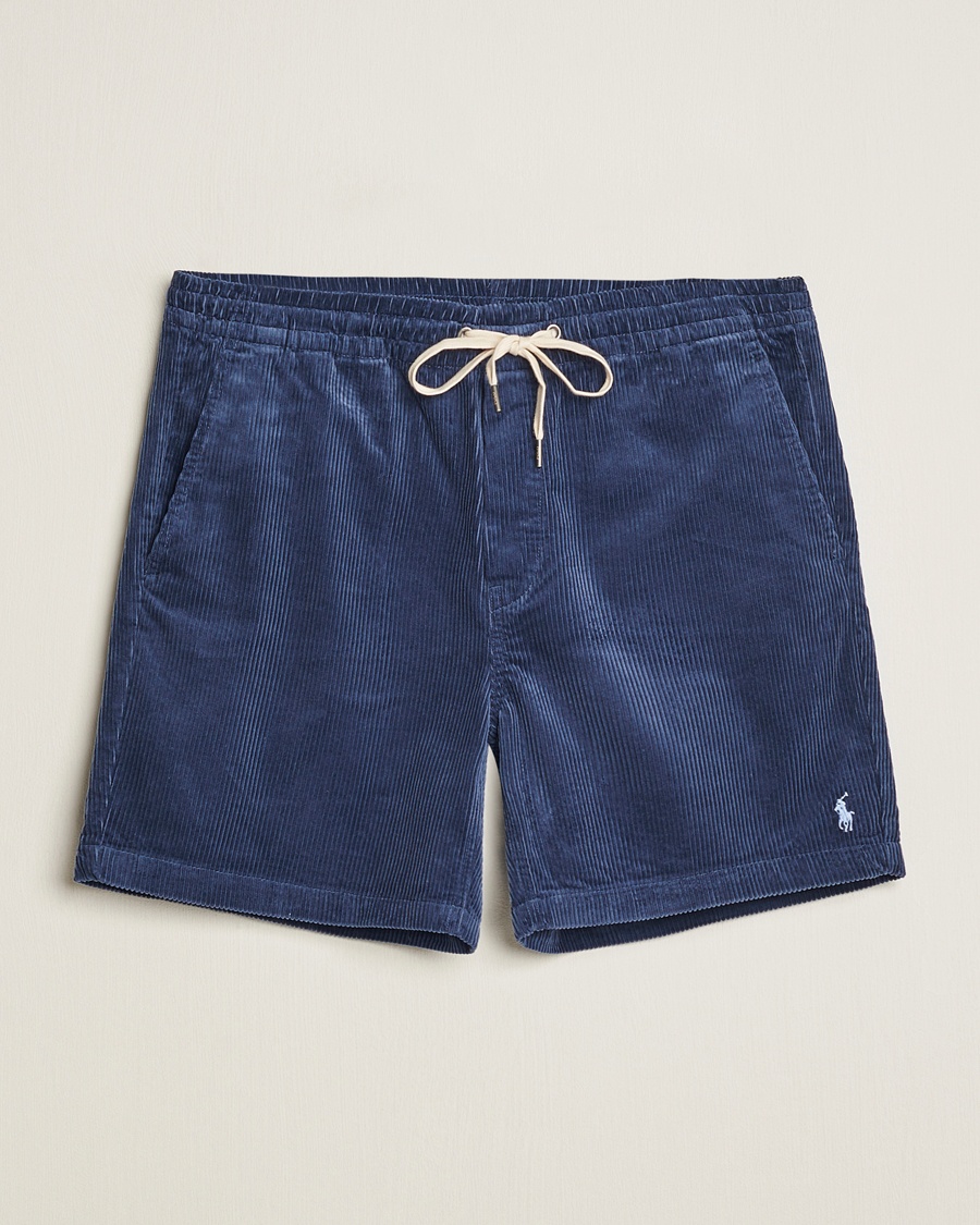 Herr | Shorts | Polo Ralph Lauren | Prepster Corduroy Drawstring Shorts Boston Navy