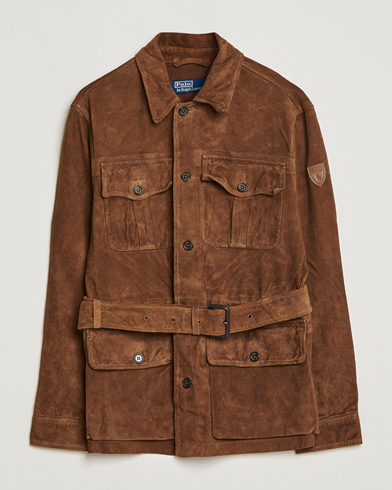 Herr | Field jackets | Polo Ralph Lauren | Safari Suede Field Jacket Smith Brown