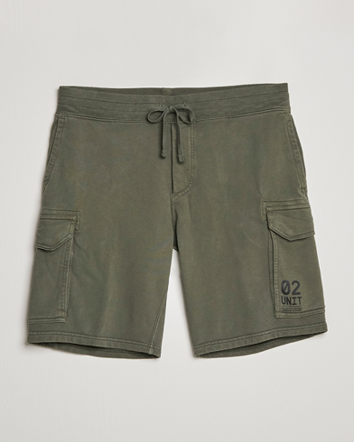 Herr |  | RLX Ralph Lauren | Terry Back Fleece Cargo Shorts Fossil Green
