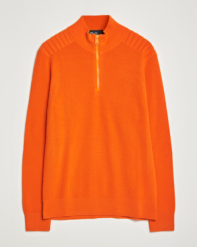 Herr |  | RLX Ralph Lauren | Merino Half-Zip Sweater Sailing Orange