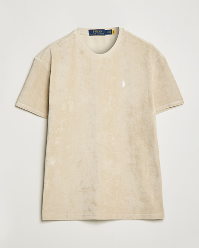 Herr | T-Shirts | Polo Ralph Lauren | Terry Cotton Tee Spring Beige
