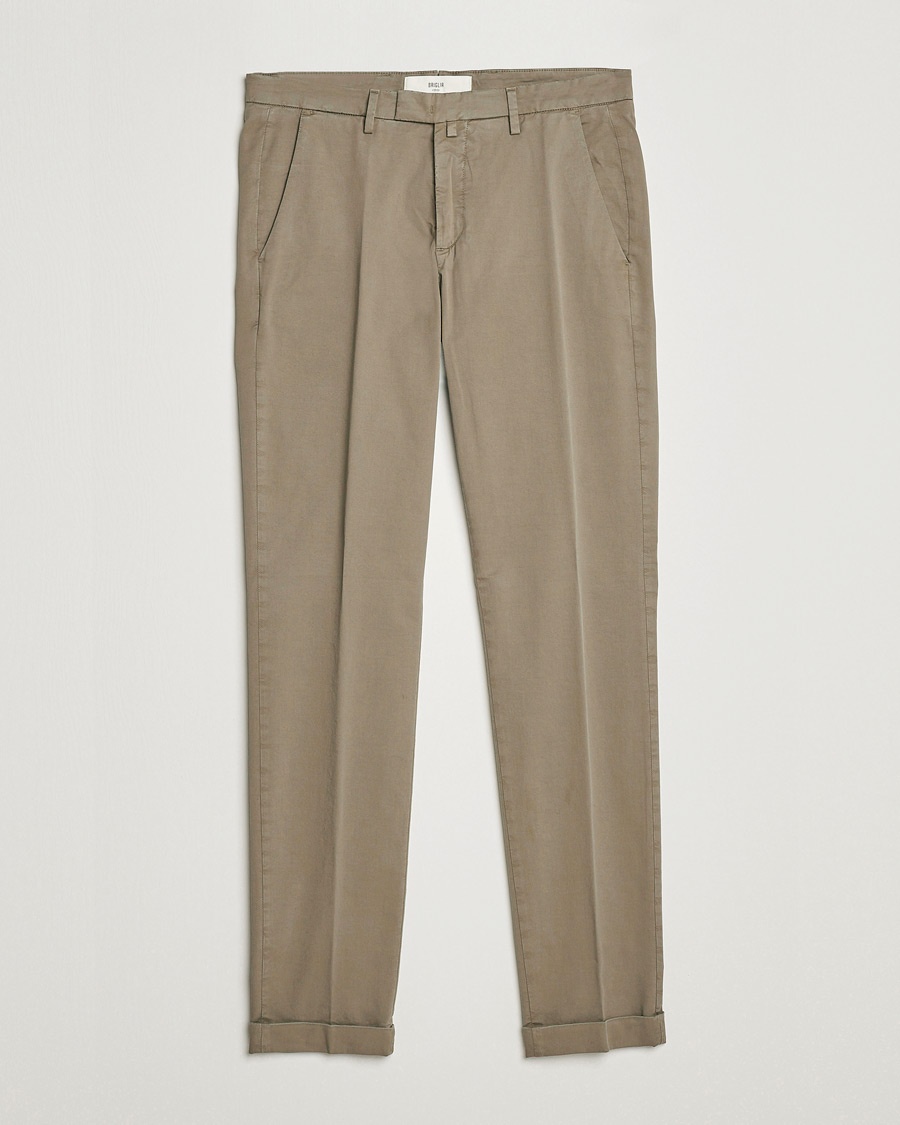 Herr | | Briglia 1949 | Slim Fit Cotton Chinos Taupe